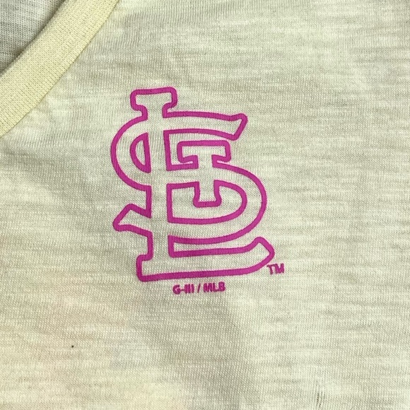 💵Margaritaville Yellow VNeck Long Sleeve Tee with Pink Accents Size Medium - Picture 8 of 9